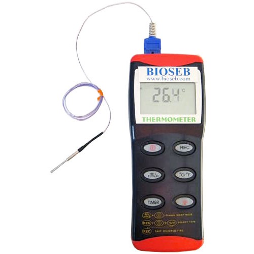 Wired digital thermometer with probe - Various small equipment